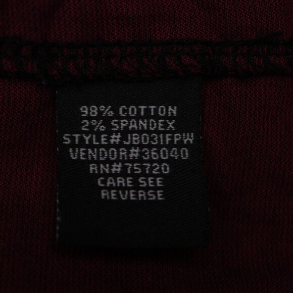 J.B. Holt Athletic Fit Shirt Mens Large Red Cotton Stretch Long Sleeve Button Up - Picture 9 of 13